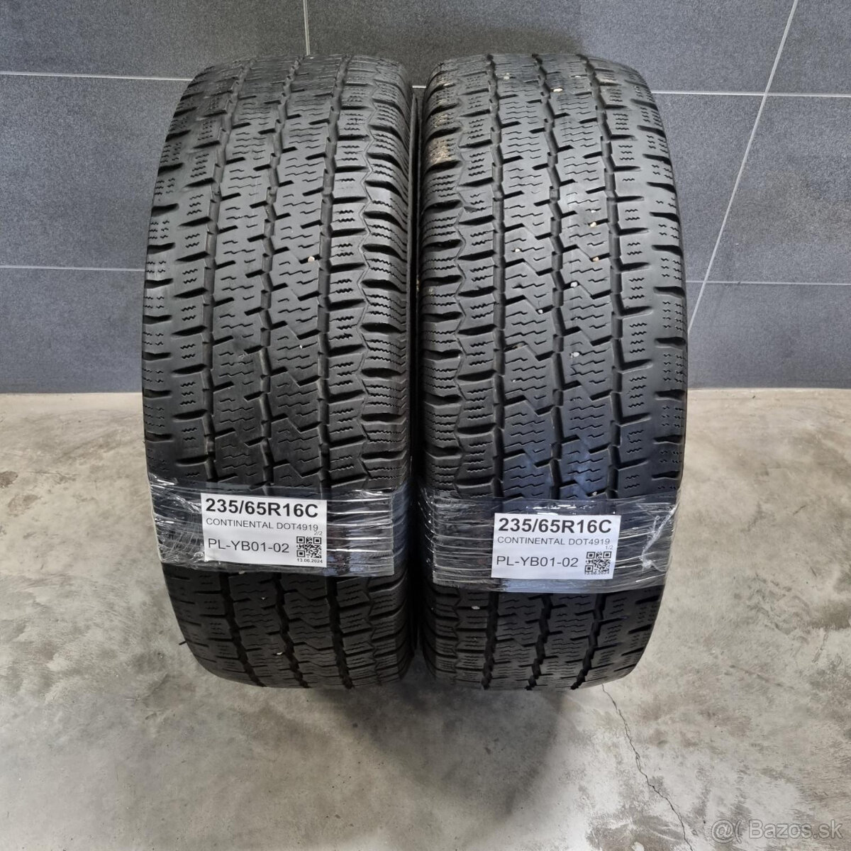 Dodávkové letné pneu 235/65 R16C CONTINENTAL DOT4919