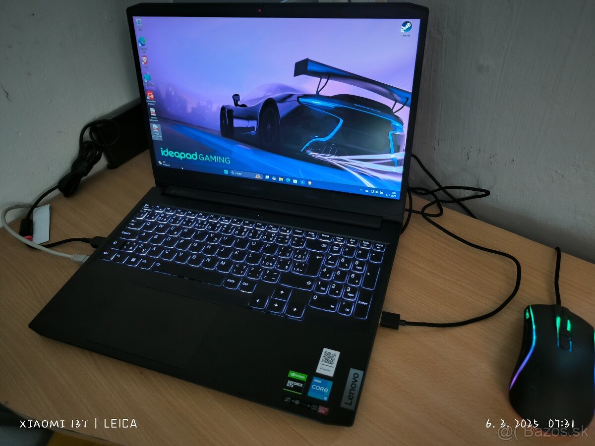 Herný notebook lenovo  ideapad GAMING3