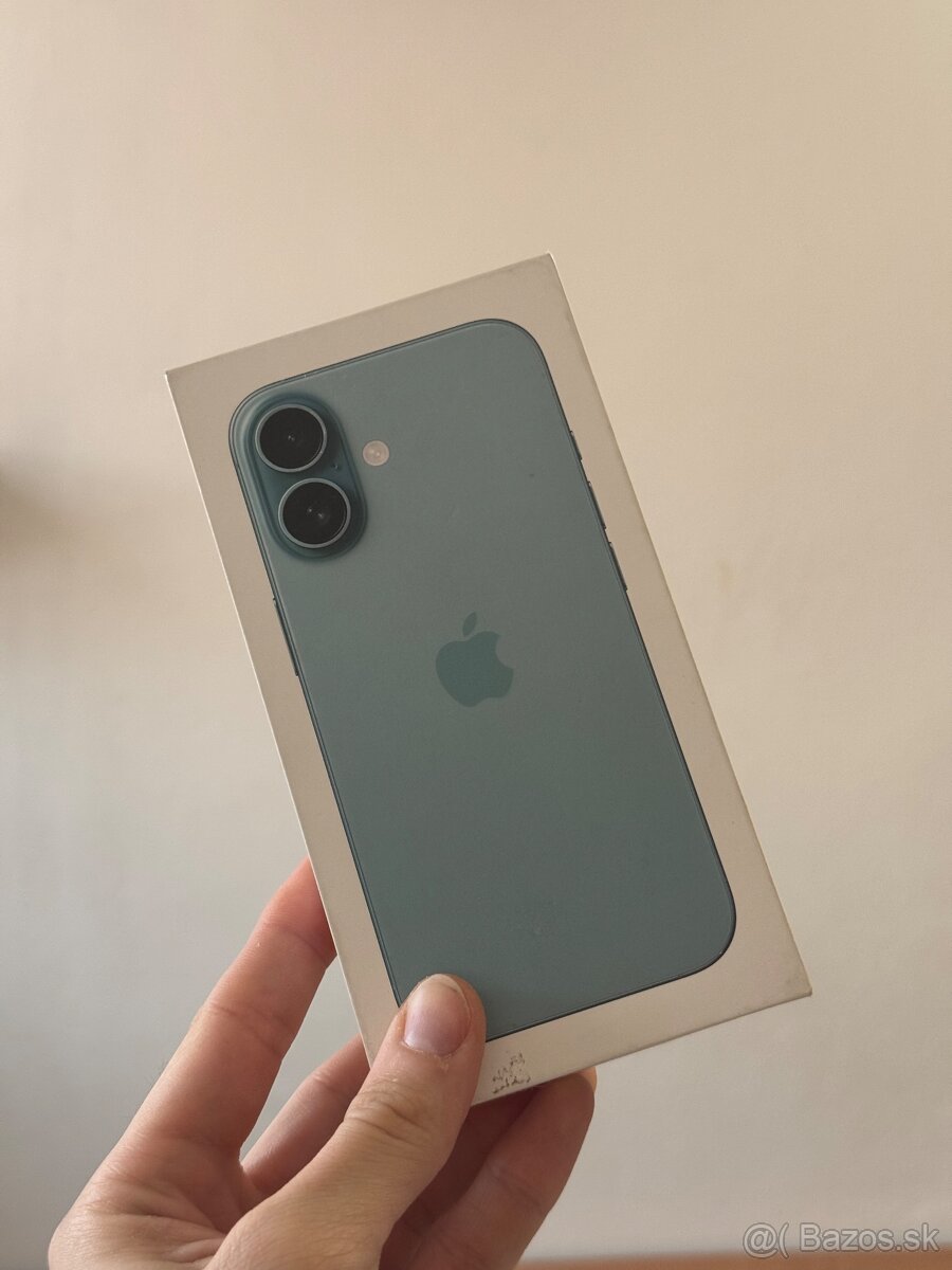 Apple Iphone 16 256Gb Teal - Nový v záruke- Aktuálny