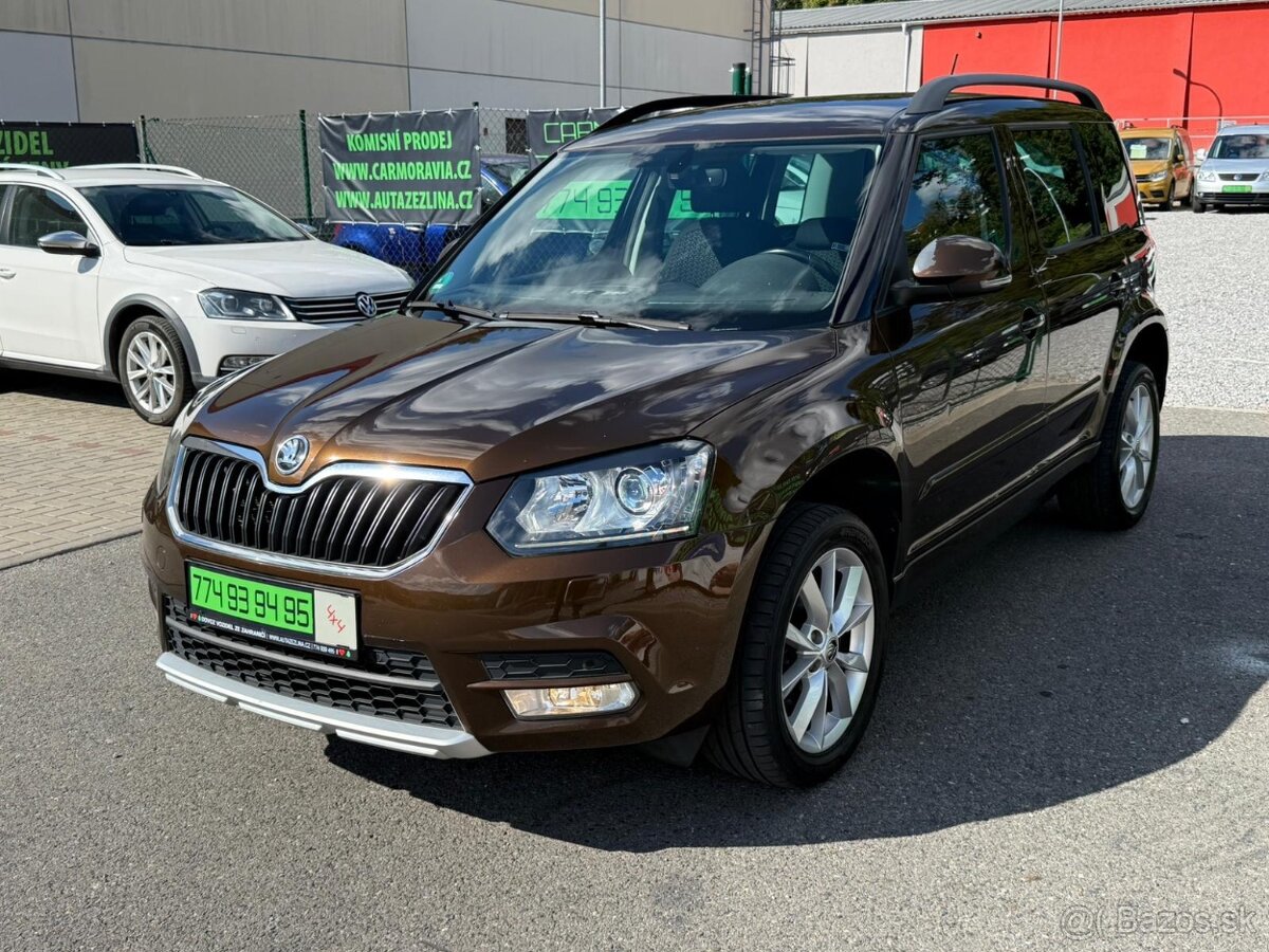 ►► ŠKODA YETI 1,4 TSI 4x4 - 110 kW, NAVI, PARK.KAMERA ◄◄