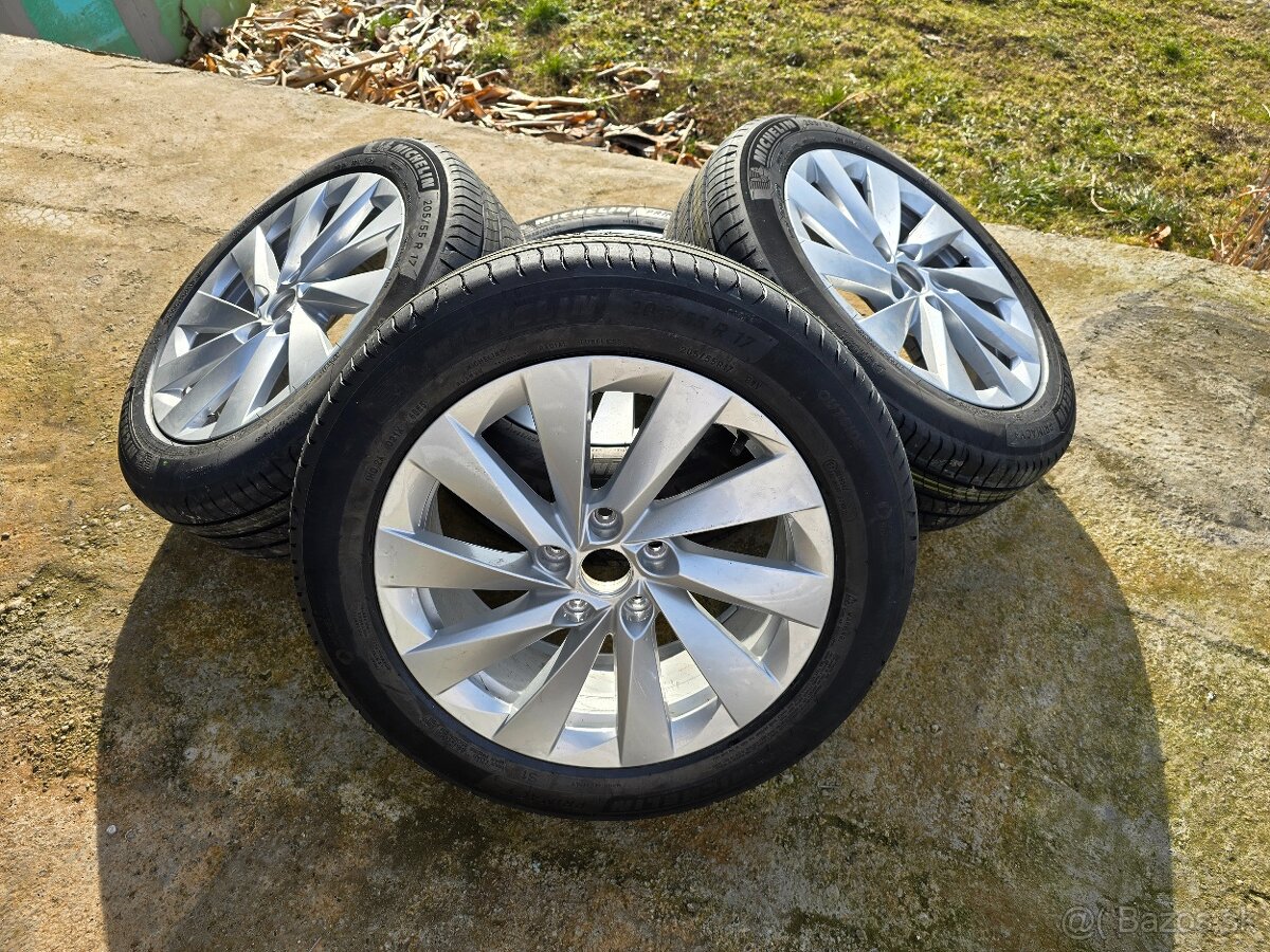 Škoda R17 -  7Jx17H2 - 5x112 -NOVÉ LETNÉ PNEU