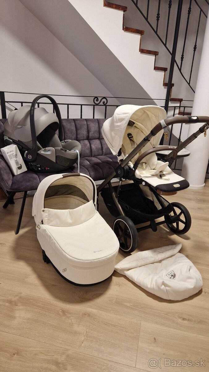 Cybex balios s lux - seashell beige- taupe rám 2023