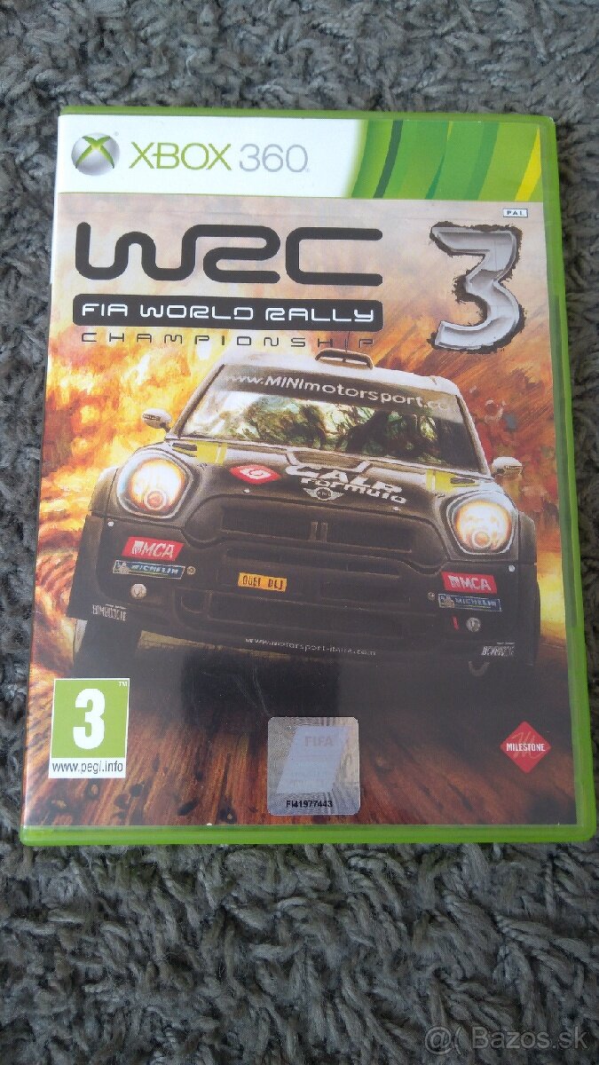 Predám hru WRC 3 - XBOX 360