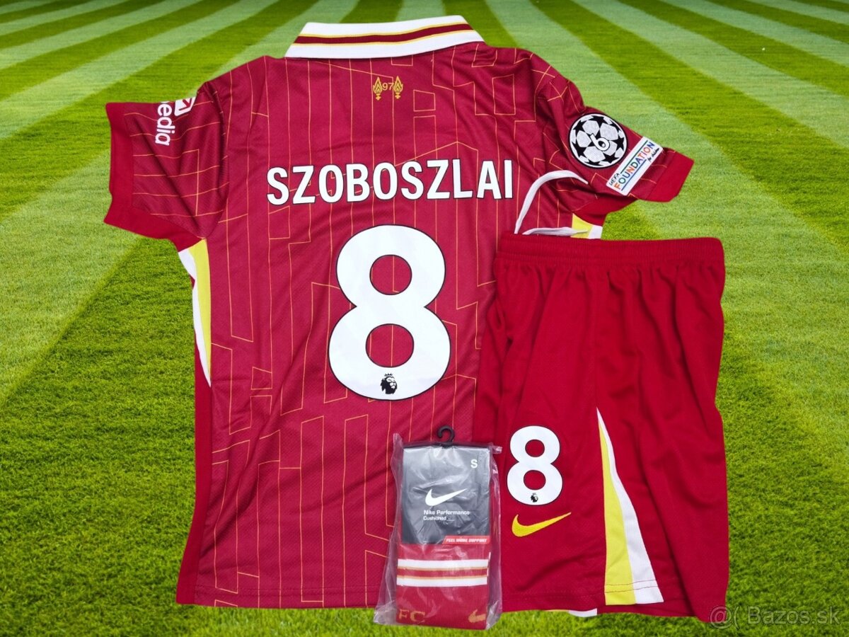 Szoboszlai detský dres Liverpool FC 24/25 red 135-145cm