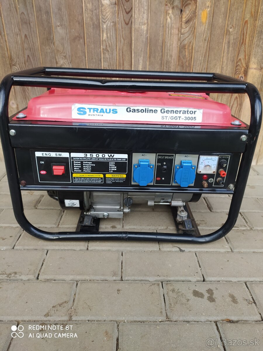 Elektrocentrála Straus 3500w