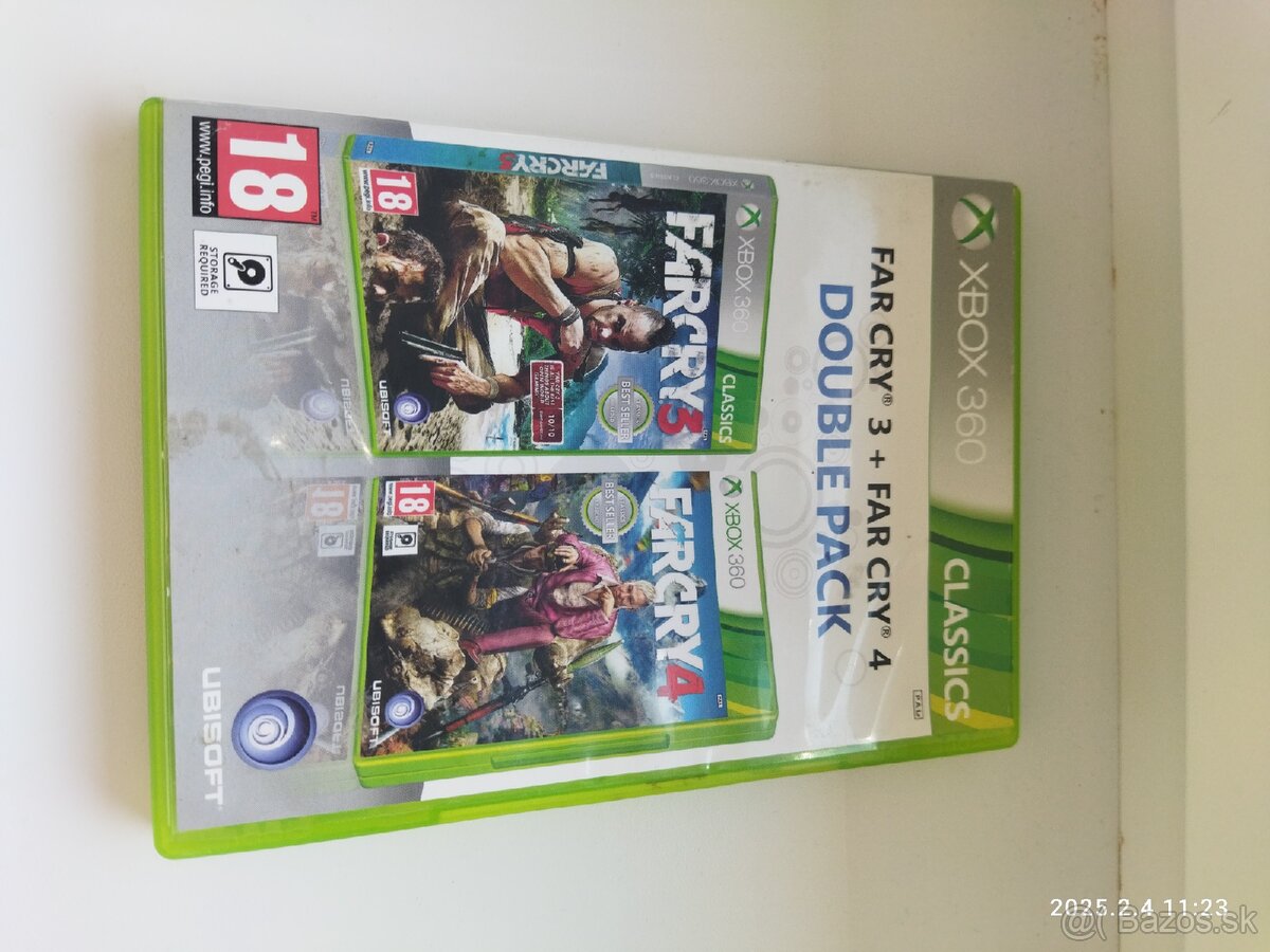 Far cry 3 + far cry 4 xbox 360 (double pack)