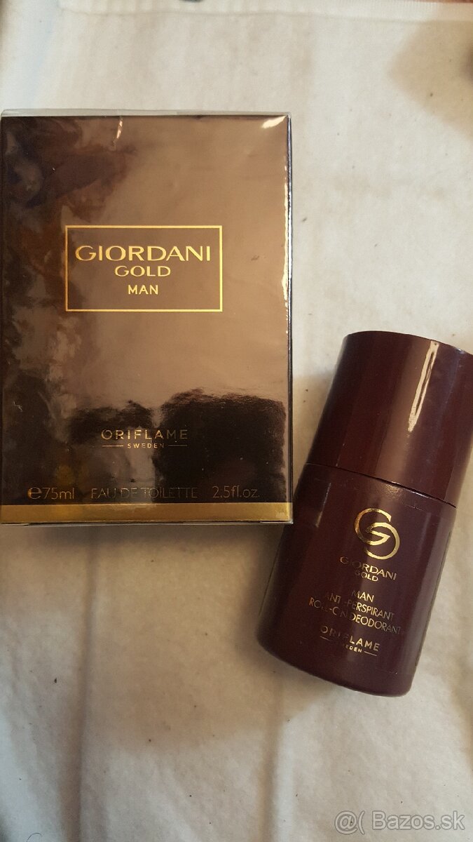 Set Giordani Gold Man s guľôčkou 19,50 €. Mám aj iné rôzne