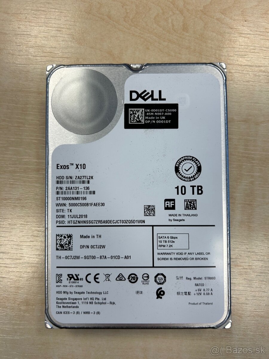 Disky do PC a serverov 3.5" SATA a SAS