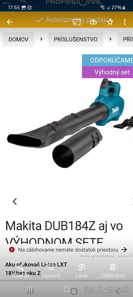 Makita DUB184Z