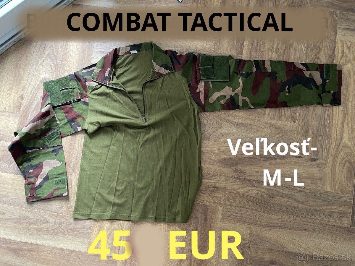 TACTICAL TRIČKO M”L”+iné veci vojenské