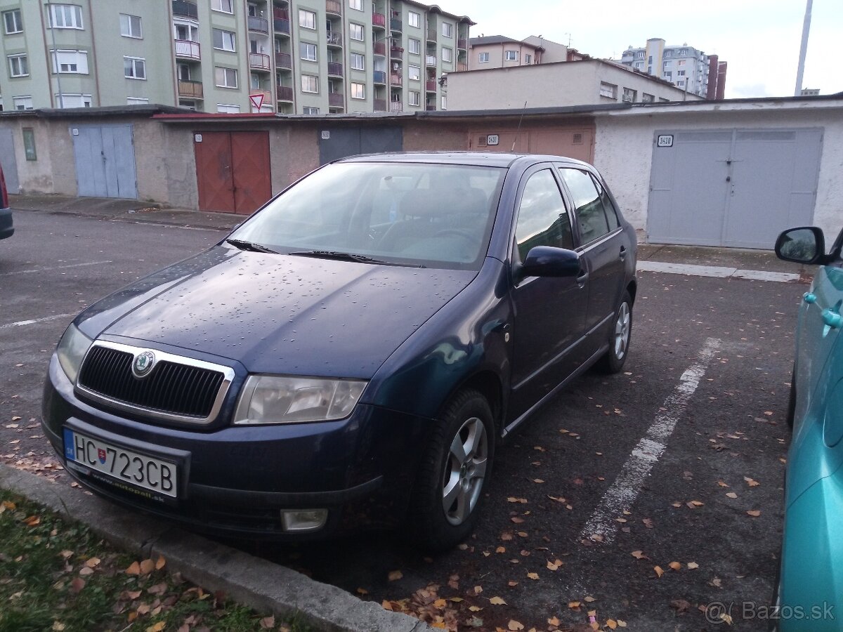 Predám Škoda Fabia 1.4 MPI 50kw benzín / LPG