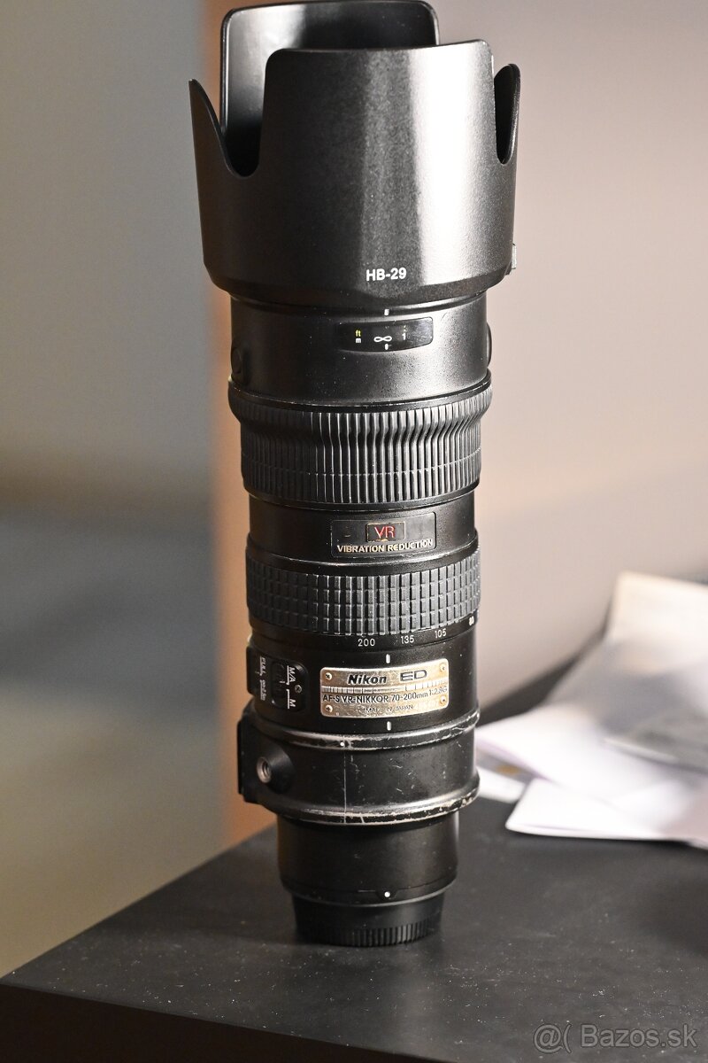 Nikon 70-200mm VR1 – starý profík hľadá nový domov