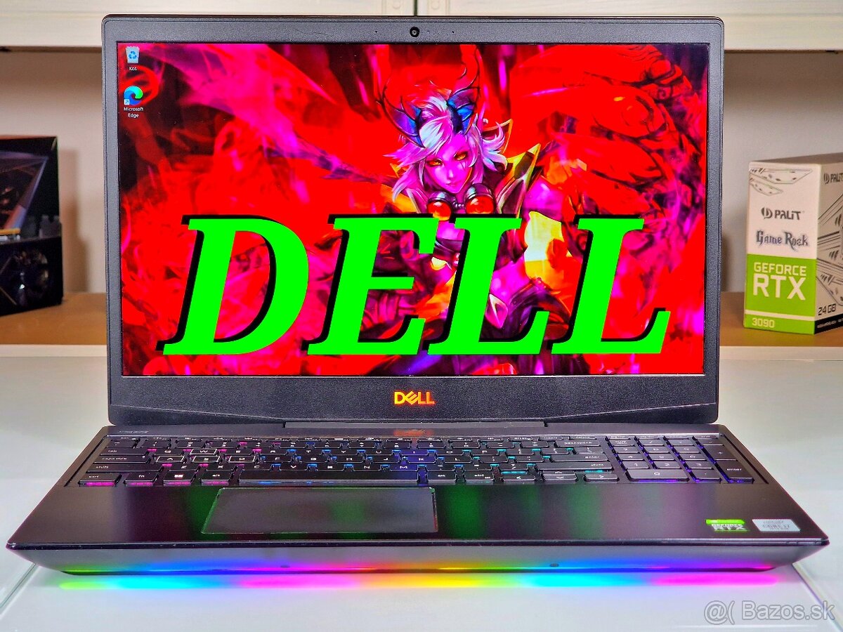 Herný notebook DELL | I7-10750h | RTX 2070 8GB | 16GB RAM