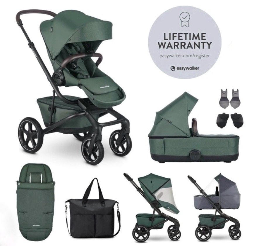 EASYWALKER Kočík kombinovaný Jimmey Pine Green XXL RWS