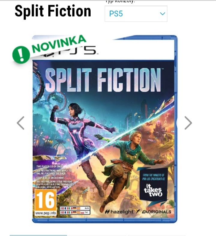 Kúpim hru SPLIT FICTION