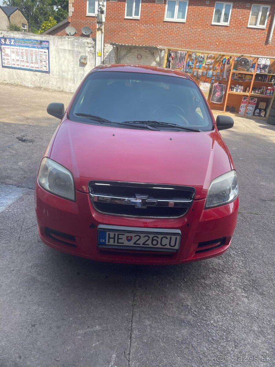 Predám chevrolet aveo 1,4 69kw 2007