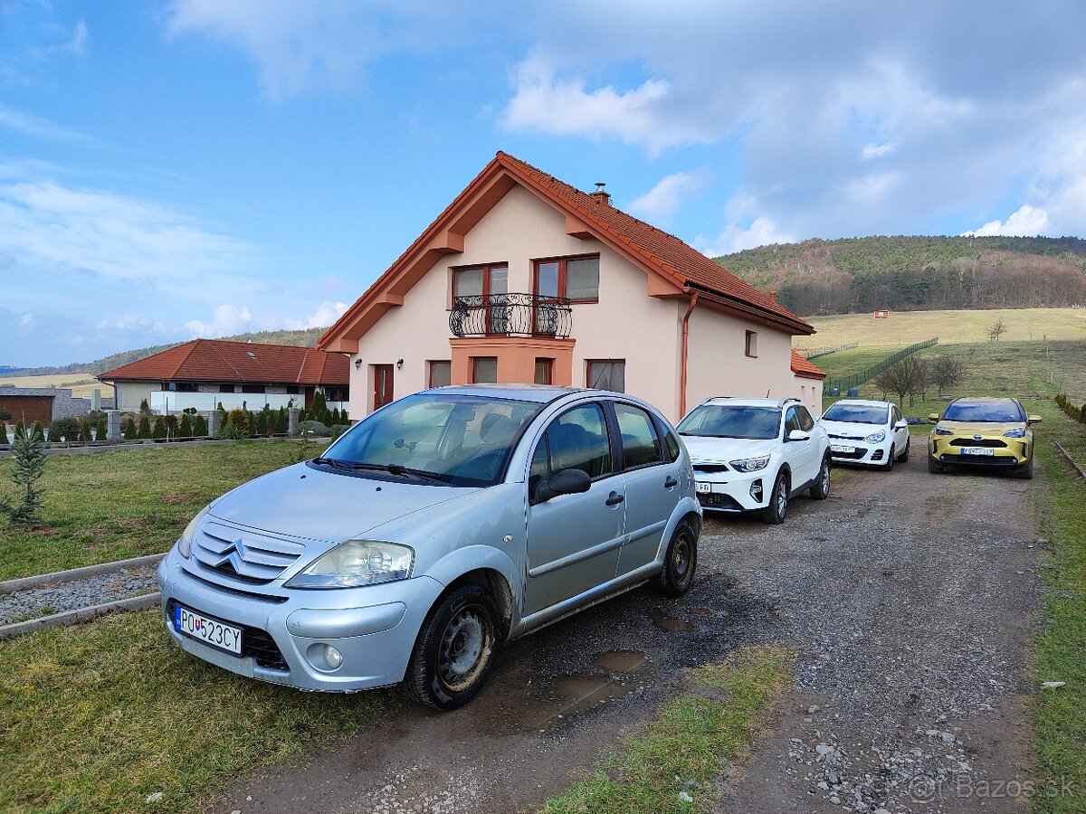 Citroen C3 1.4 54kW (len 191500km) + kamera, GPS, multimedia