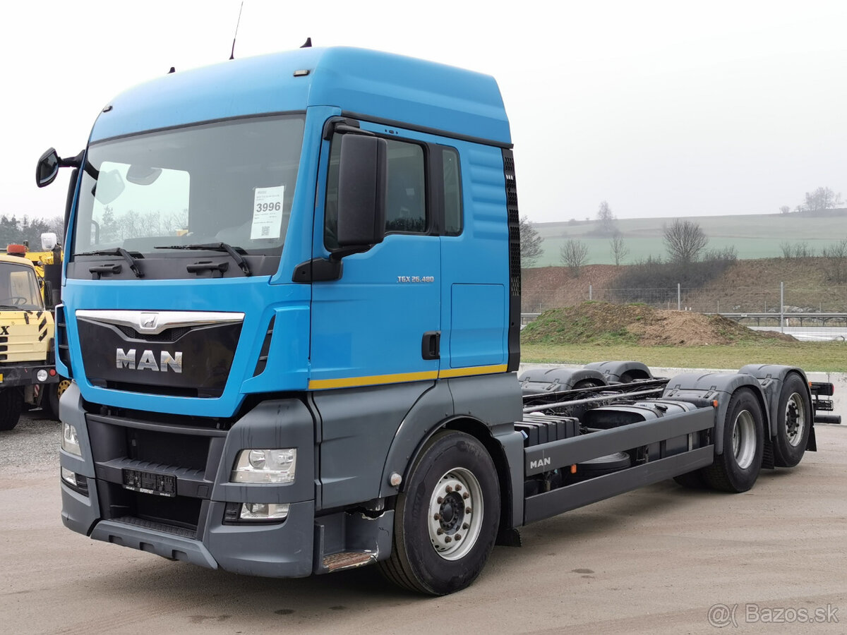 Prodám podvozek MAN TGX 26.480 6X2-4 BL EURO 6 RETARDÉR