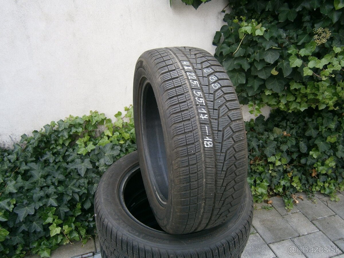 Predám 4x zimné pneu Hankook 225/55 R17 97HXL