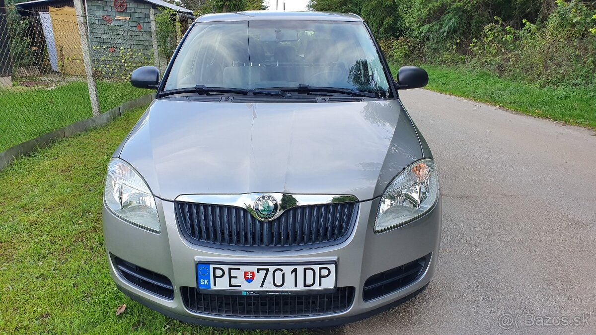 Škoda Fabia 1,4 /16V,Benzín  naj. 39.000km, Garážovana.