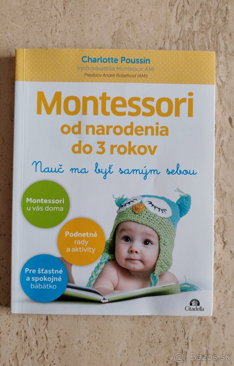 Kniha Montessori od narodenia do 3 rokov