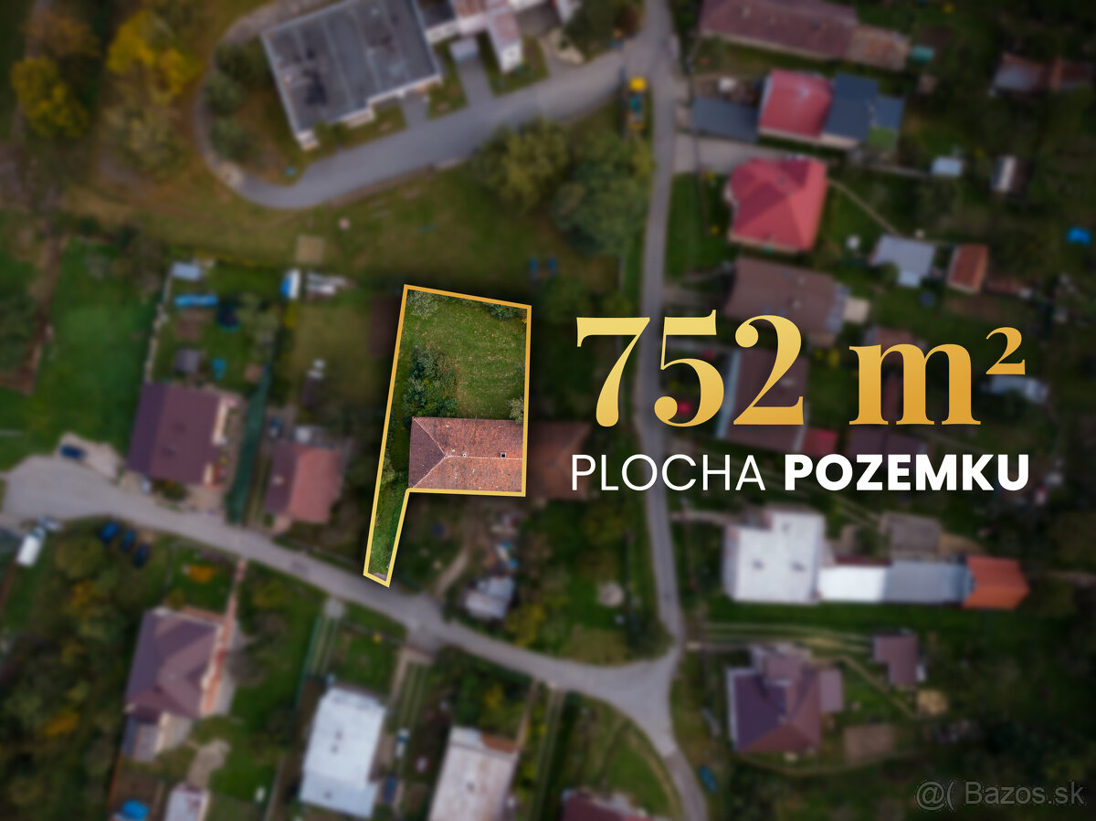 POZEMOK so starším rodinným domom | 752 m² | Košice - Poľov