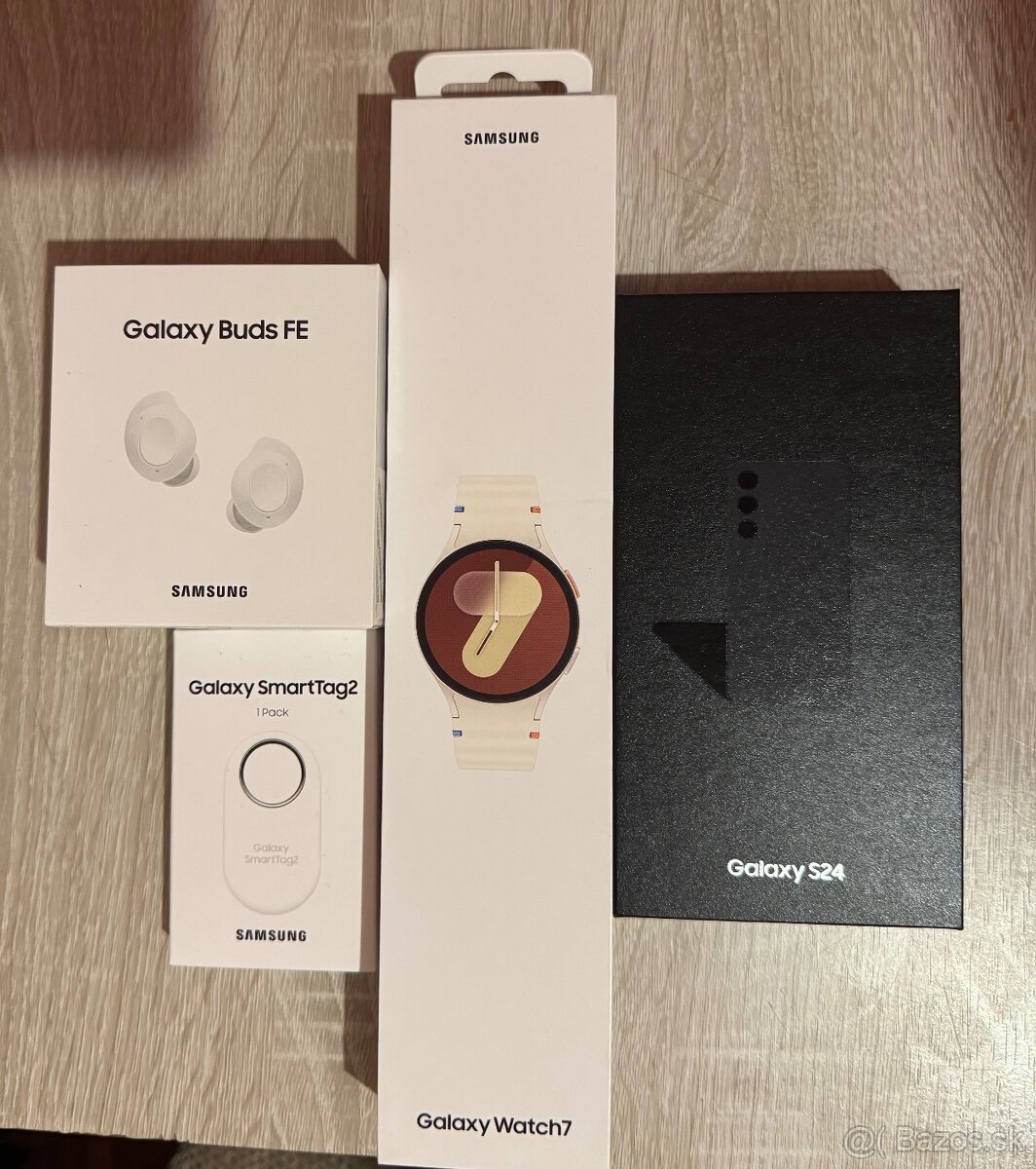 Samsung S24 + Watch 7 + slúchadla Buds FE