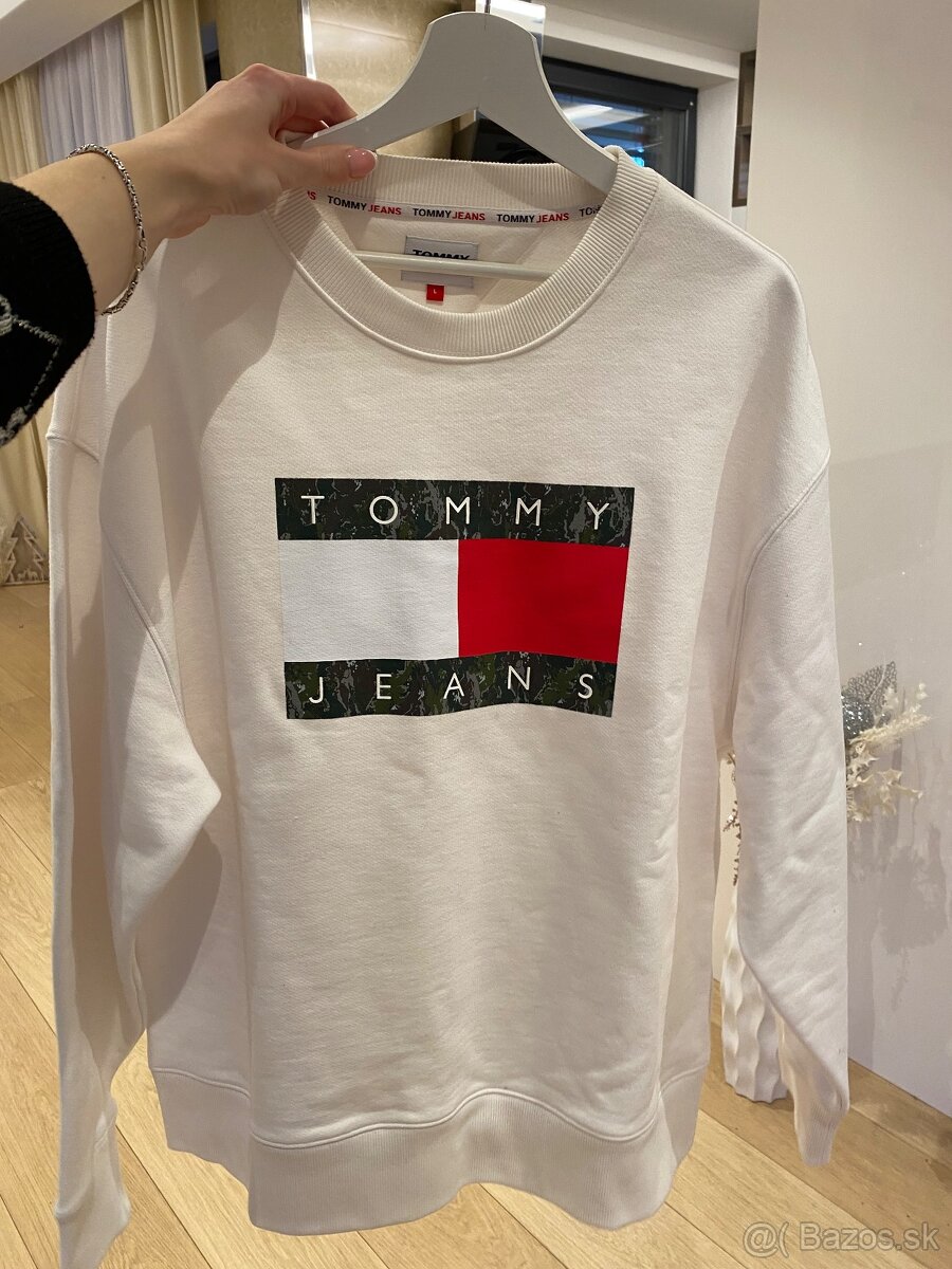 Tommy Jeans mikina L camo pánska