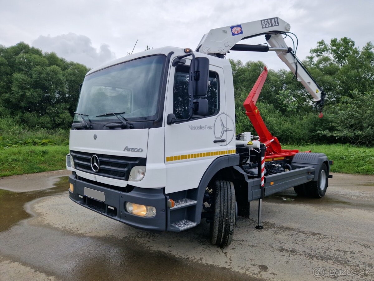 Mercedes Atego 1618 nosič kontajnerov s hydraulickou rukou