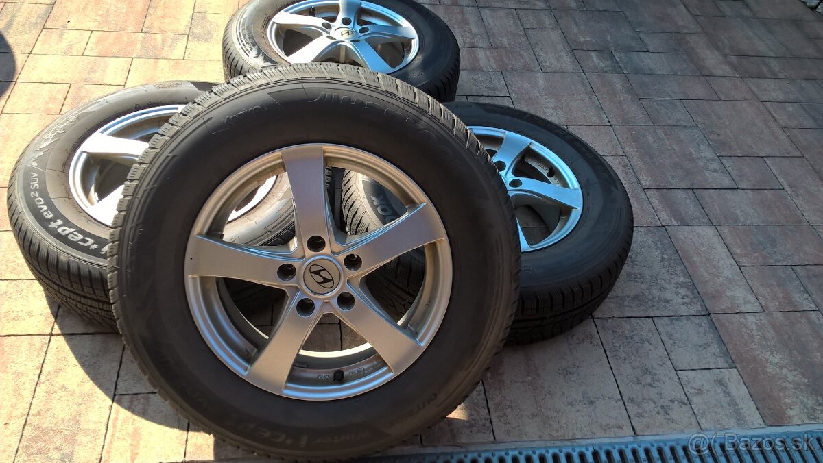 Elektrony 5x114 HYUNDAI IX-35 + 215/70 R16 100T XL ZIMNÉ 7mm