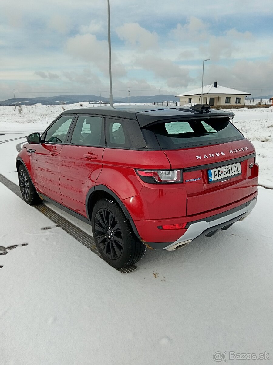 Predám range rover evoque 77.131km PANORÁMA