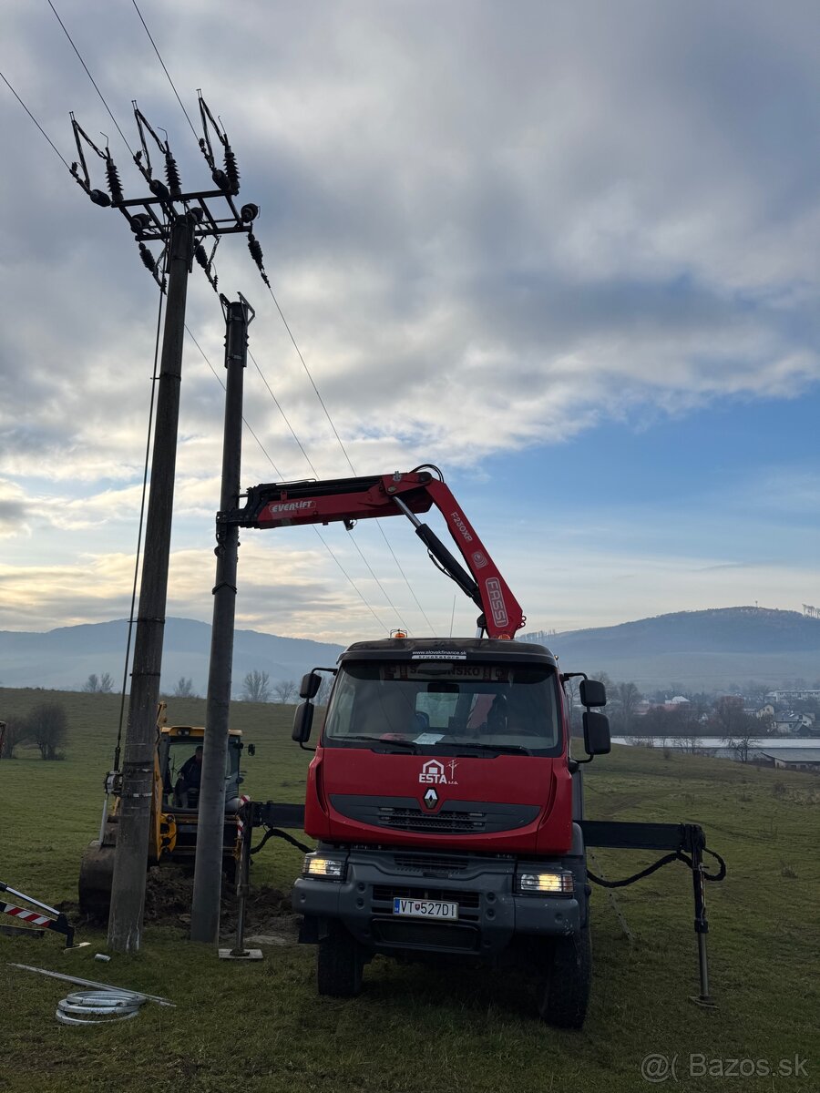 Vodič skupiny C + obsluha hydraulickej ruky