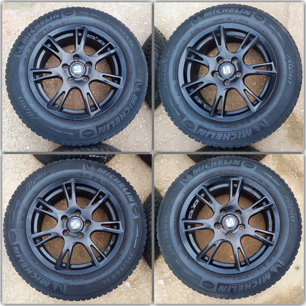 5x112 Audi VW Škoda Seat 215/60 R16 Zimné 6.5mm Michelin