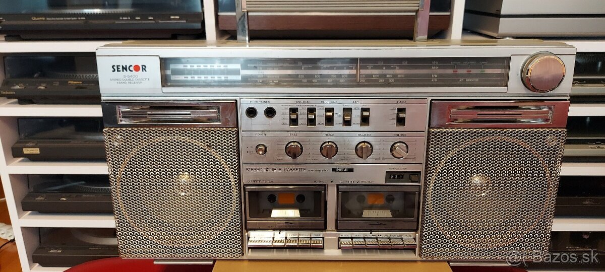 Predám vintage boombox Sencor S-5400