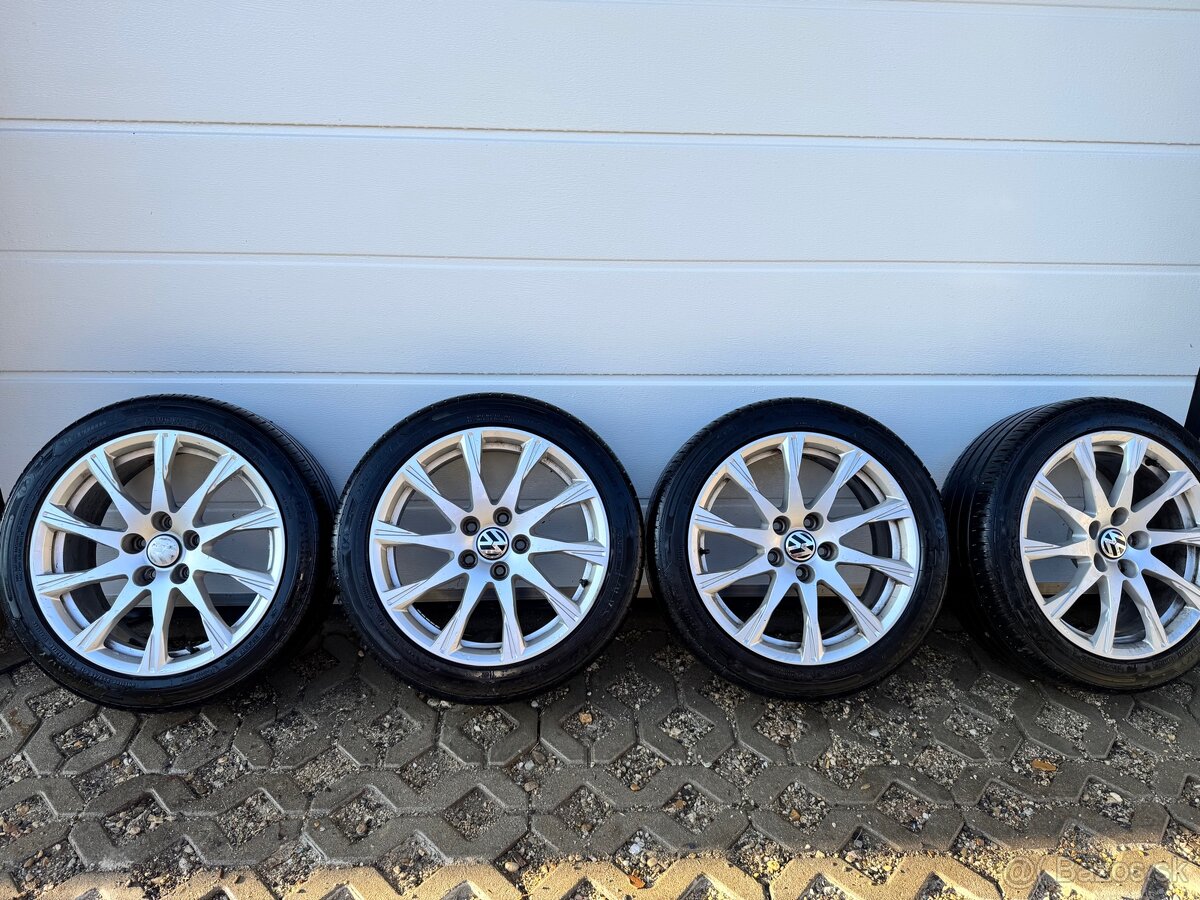 Predám disky volkswagen  225/45 R17