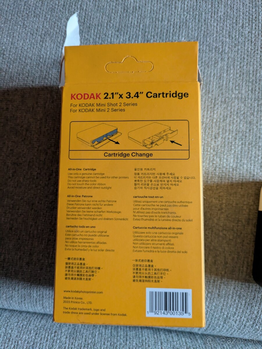 Kodak Cartridge 2,1x3,4" 30-fotiek