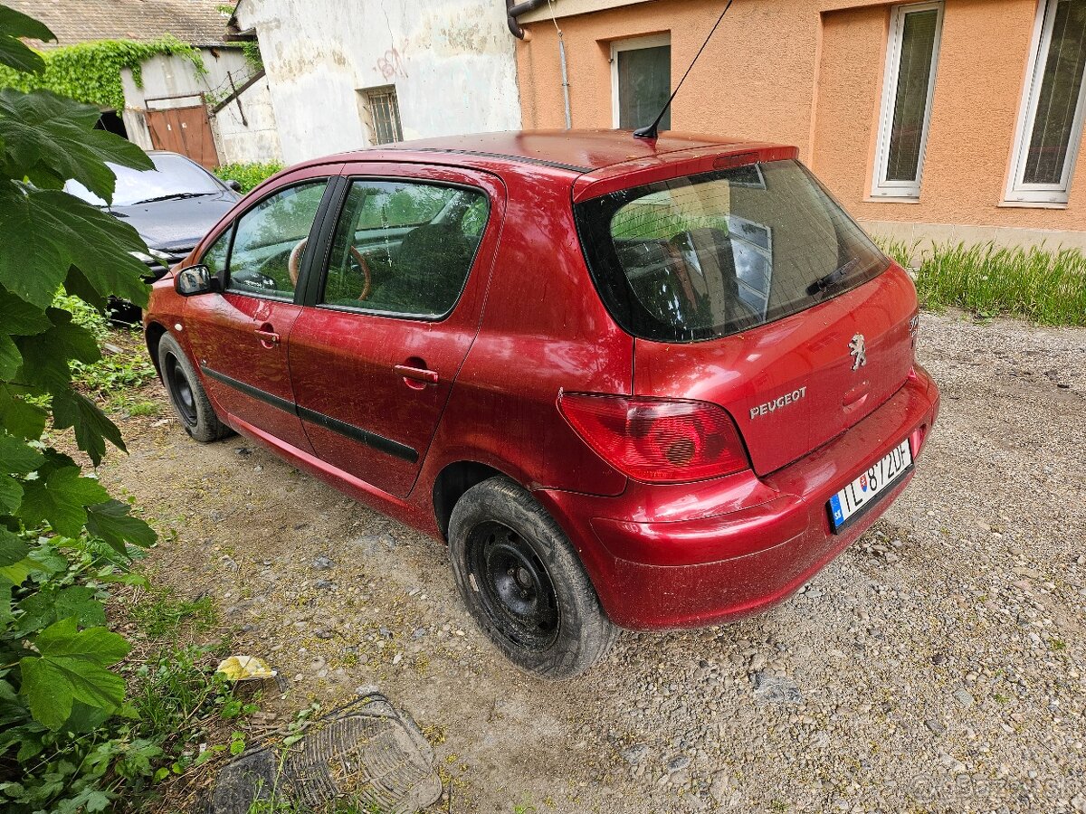 Peugeot 307 2,0hdi 79kw NEPOJAZDNE