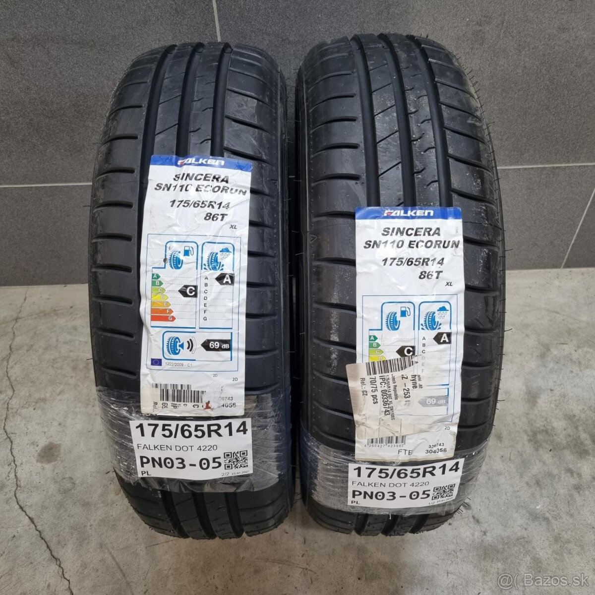 Letné pneumatiky 175/65 R14 FALKEN DOT4220