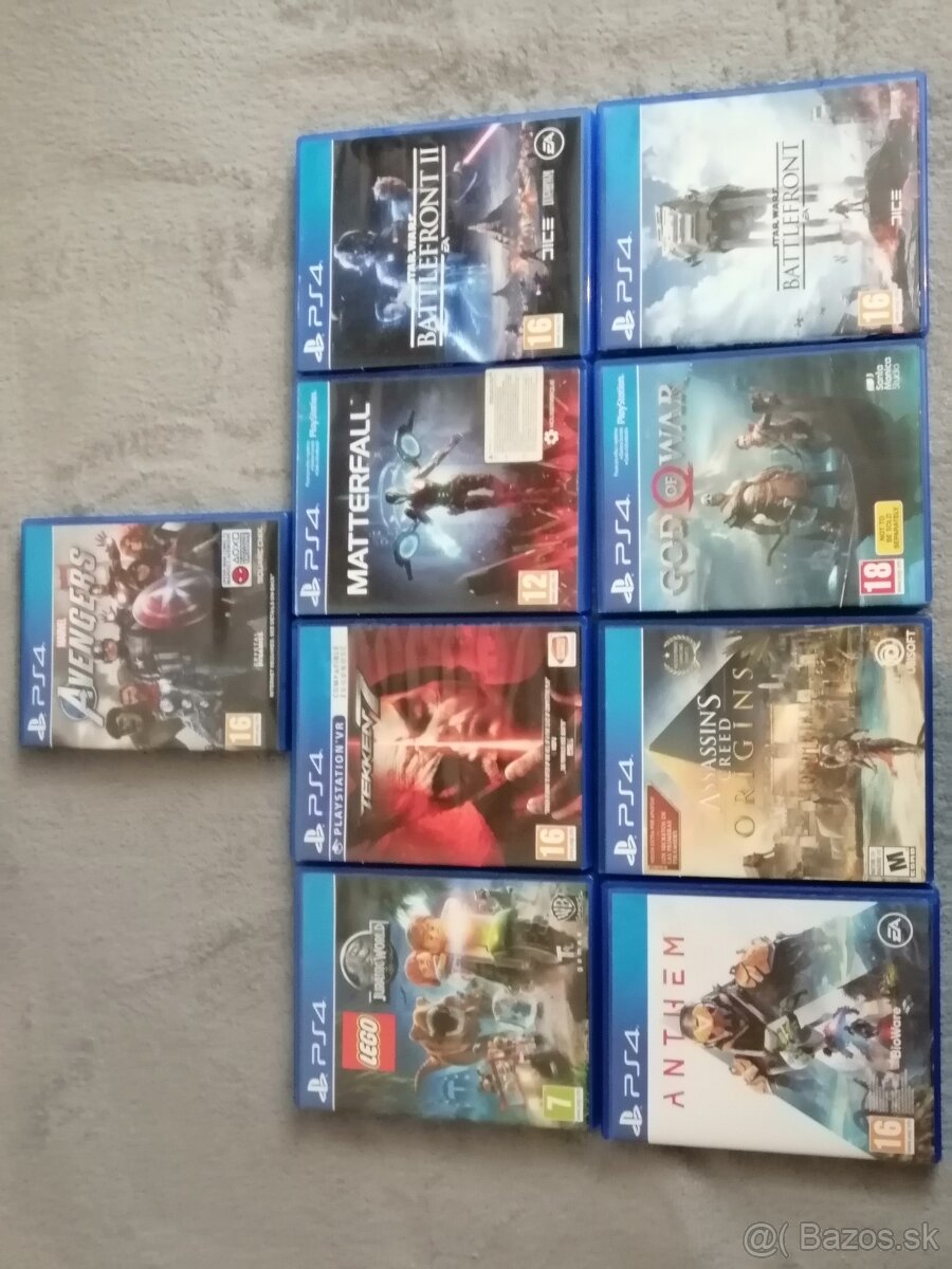 Predám ovládač a hry na PS4