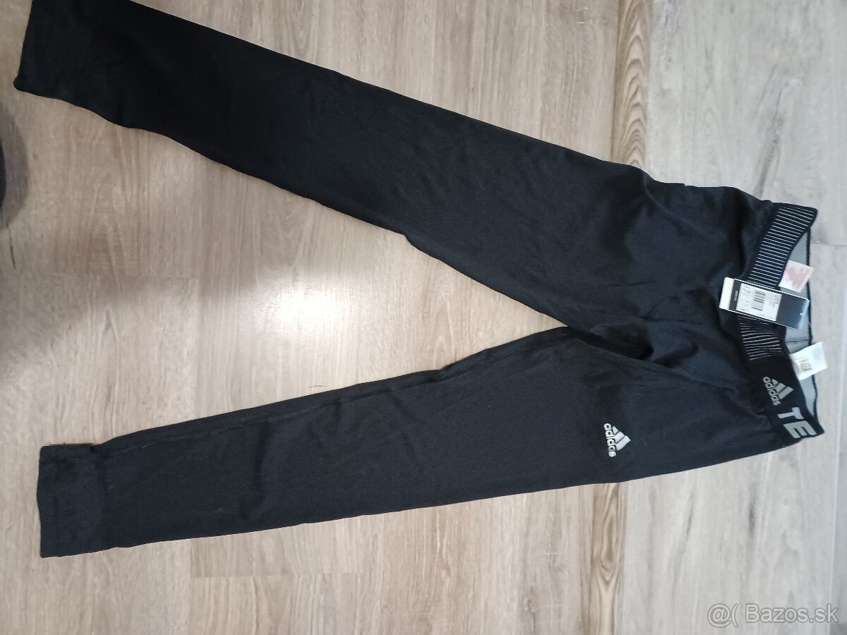 Super chlapčenské elastické nohavice Adidas spodné vel.176