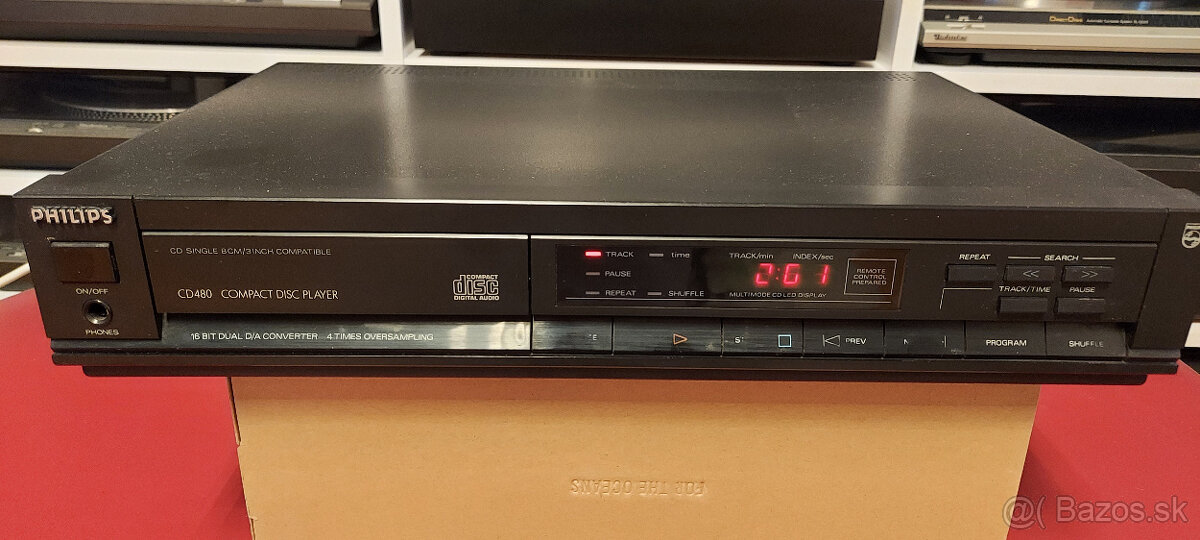 Predám CD prehrávač Philips CD-480