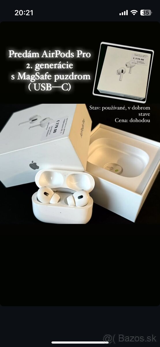 Apple AirPods Pro 2 generácie