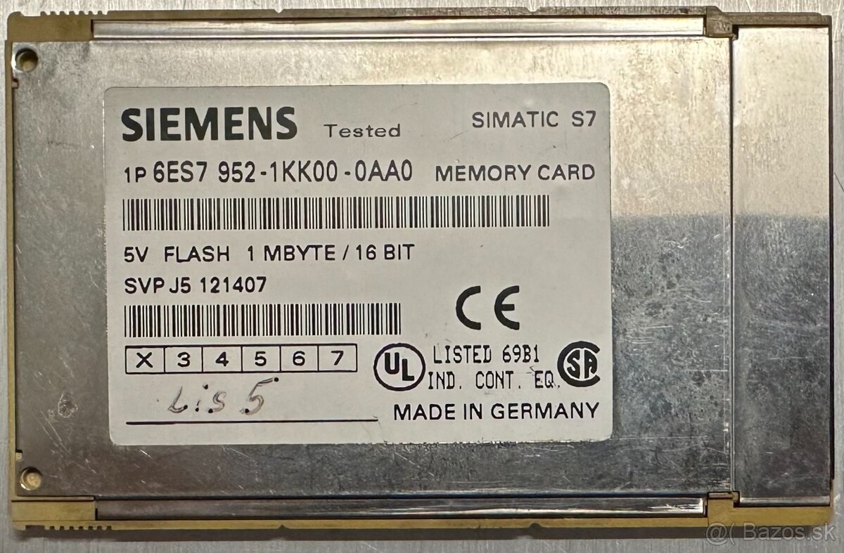 Siemens Simotion D a Simatic S7-400 memory card