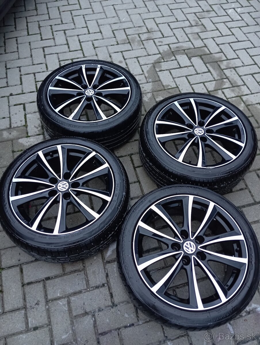 Predám 4 hliníkové disky 5x112 R18 bez pneu vw sharan ET 35