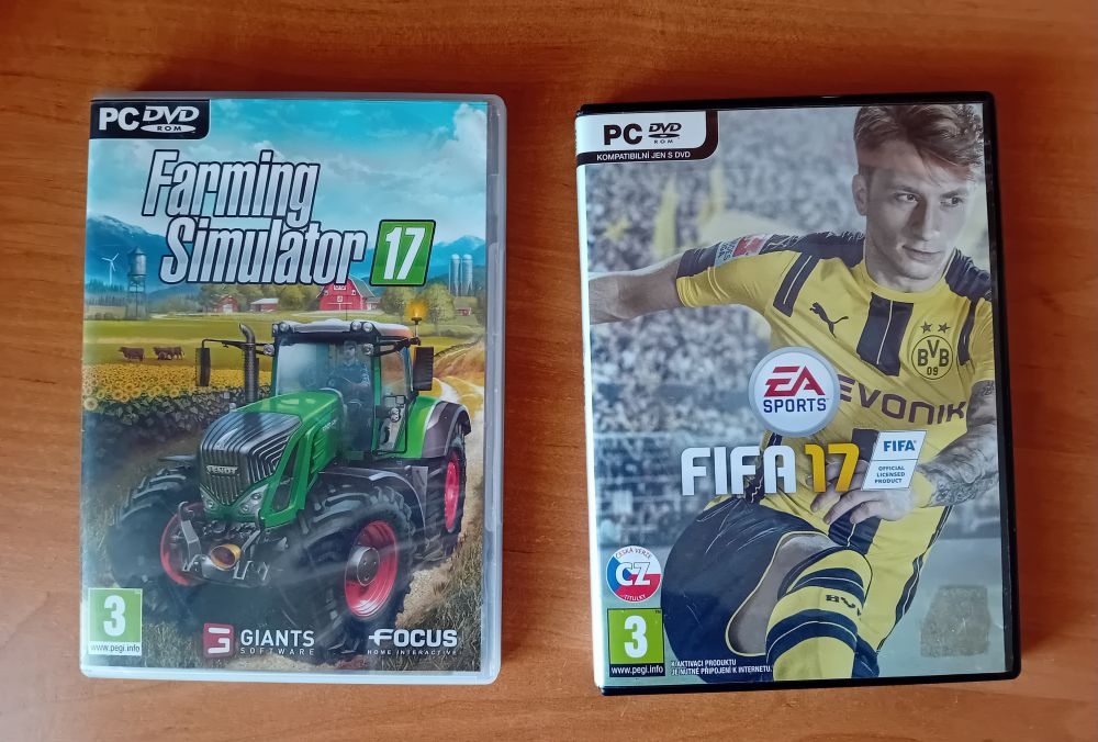 Farming simulator , fifa 17