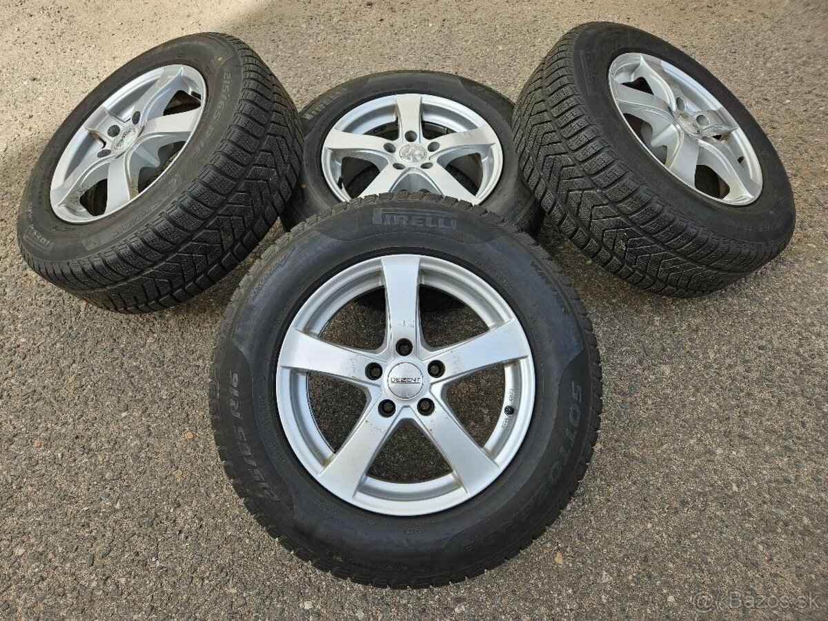 Alu kola Audi Volkswagen dezent 5x112 7jx16 et38 pneu pirell