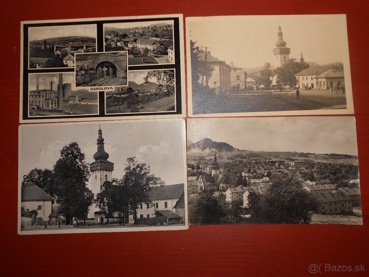 Starožitné pohľadnice - HANDLOVÁ