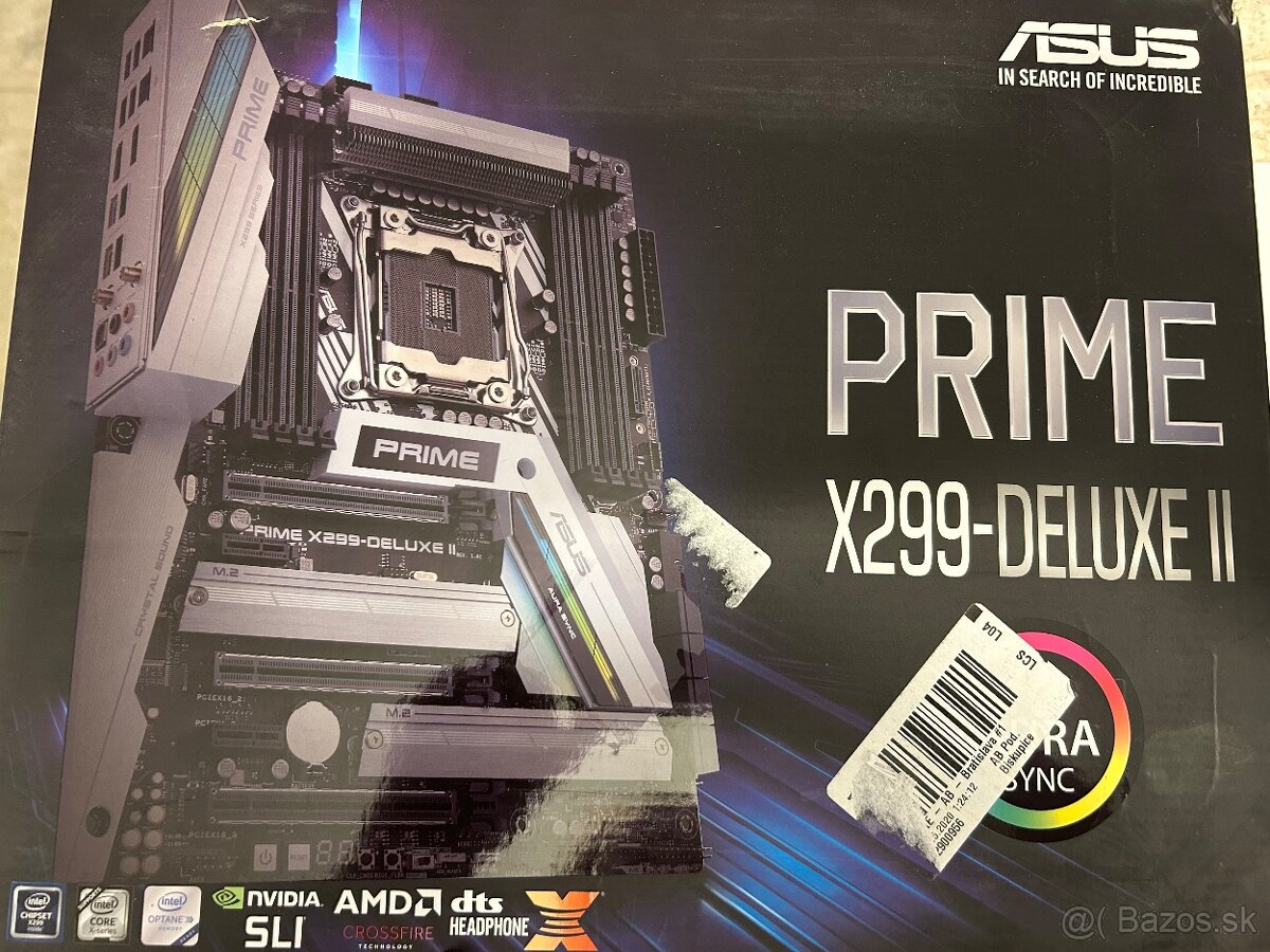 Predam zakladnu dosku Asus Prime X299-Deluxe II