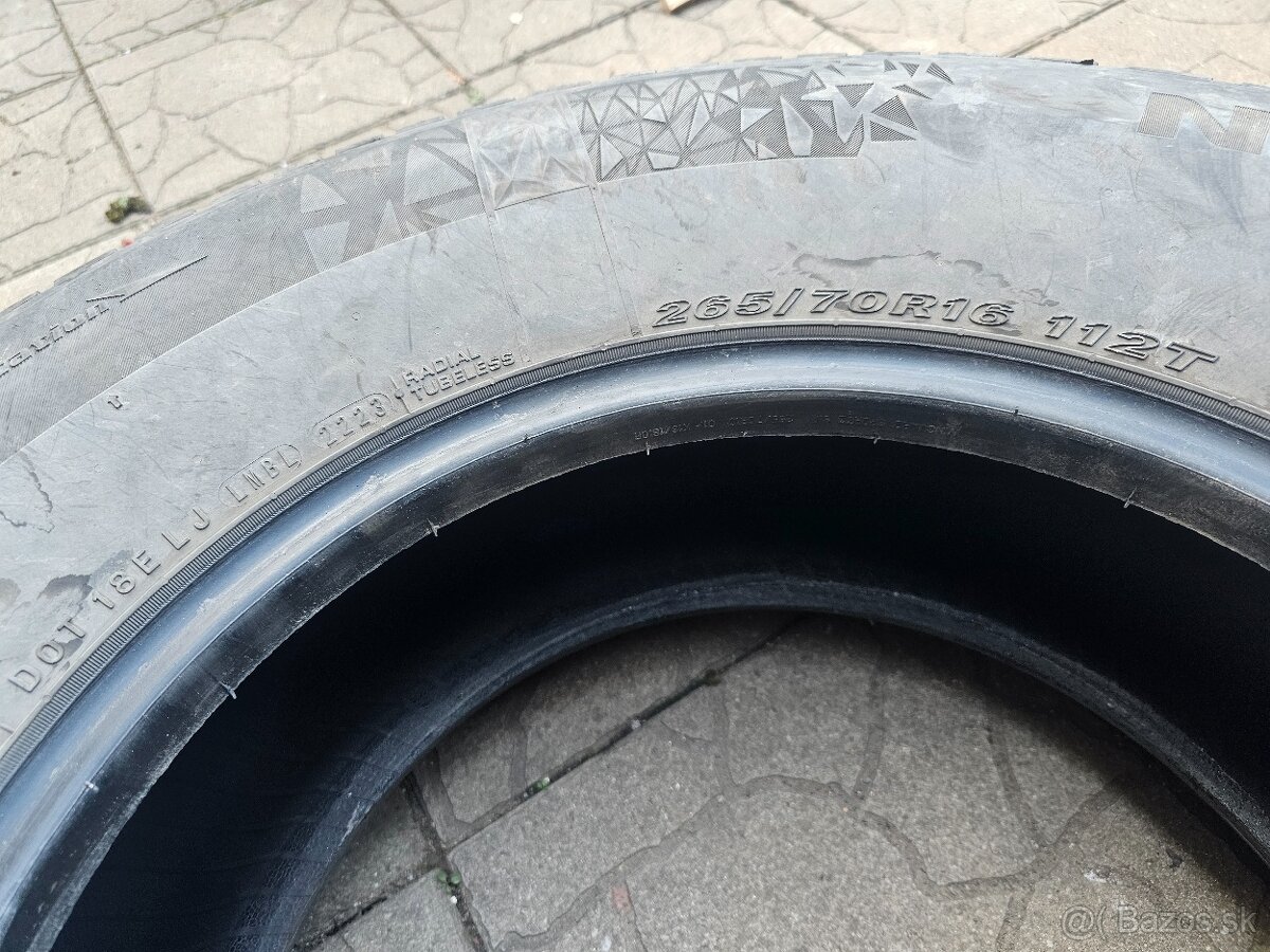 Predam pneu 265/70R16 zimne