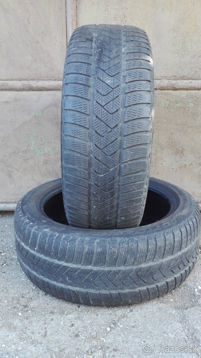 Predám 2-Zimné pneumatiky Pirelli Sotto 245/45 R19